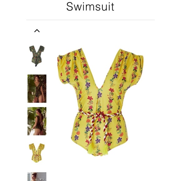 Anthropologie Carolina K liset  Swimsuit xs NWT - Picture 2 of 8